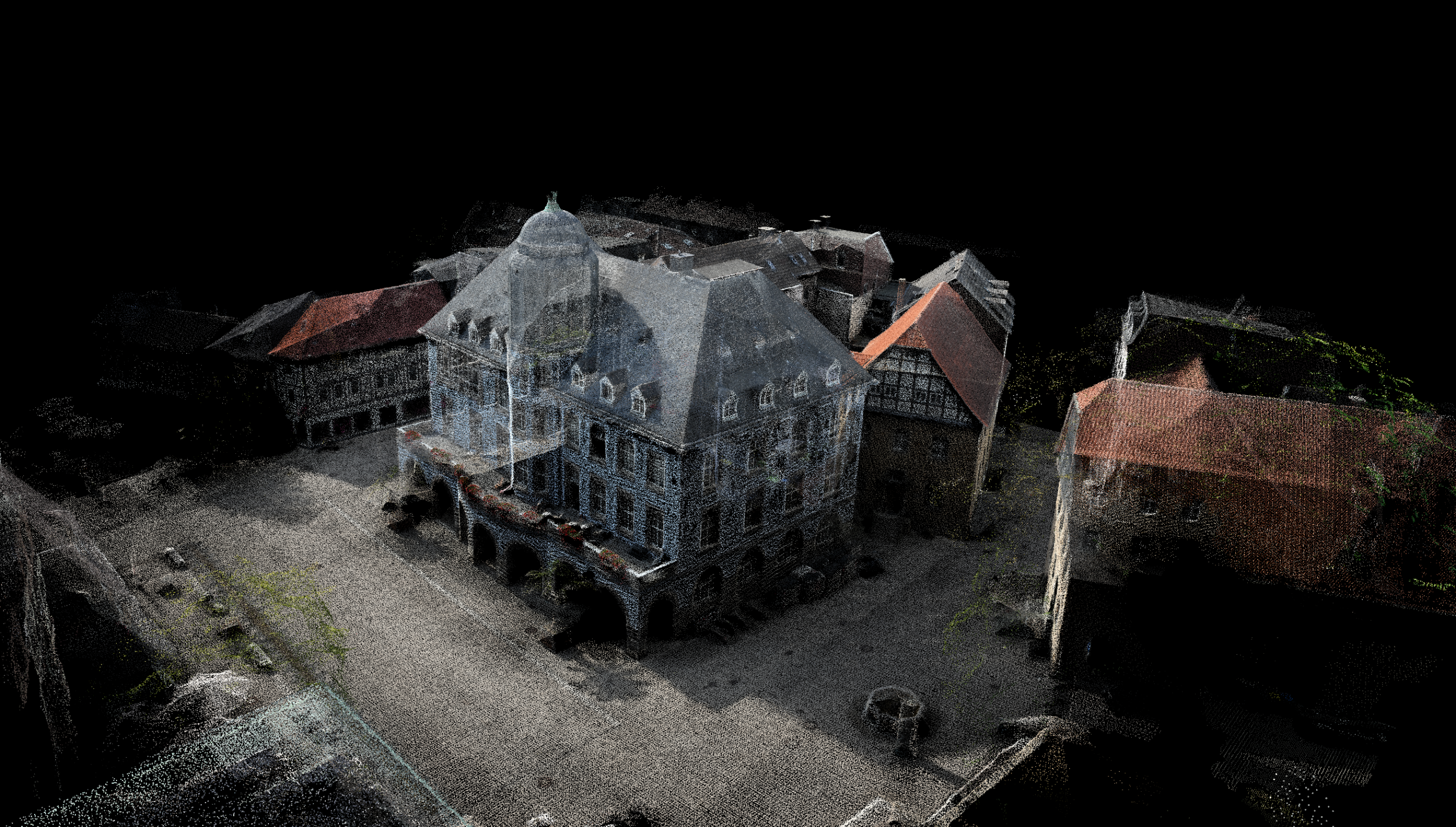 ScantoBIM punktwolke altes rathaus menden